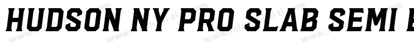 Hudson NY Pro Slab Semi Bold Itl字体转换